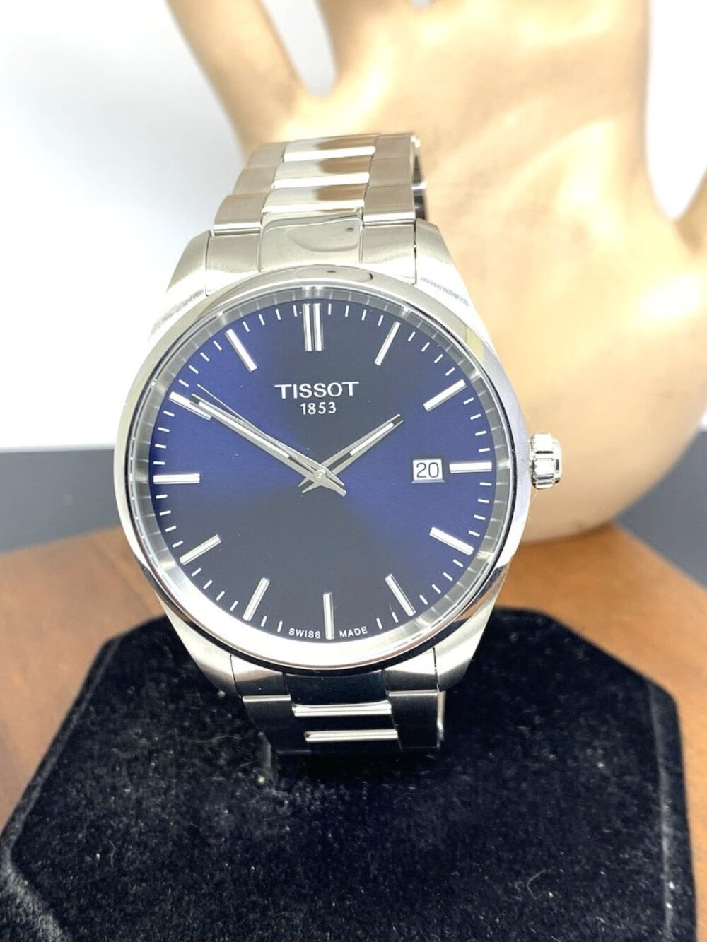 Tissot PR 100 Men's Watch Swiss Quartz Blue Dial 40mm Steel T1504101104100